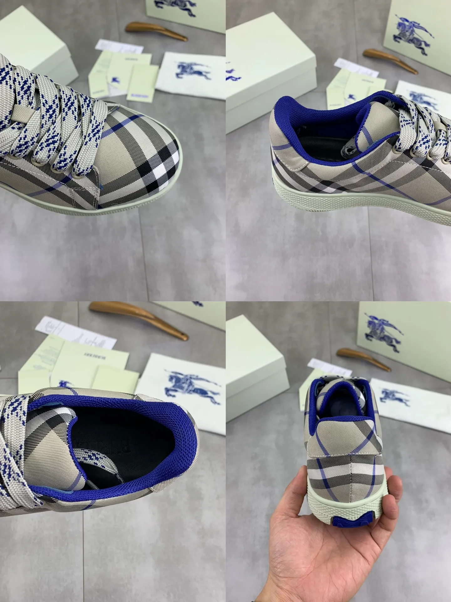 Factory price P580 [BURBERRY] Burberry - High-end quality original order - Upper: imported 🔝 original material - Lining: cowhide lining, feet; water-dyed cowhide - Outsole: ultra-light TPR rubber; two-color molded outsole - Super high quality control · Fine workmanship: highlighted (high-end, extravagance, grade) -Size: 38-46 (Male 38 46 can be customized) · Color: 4️⃣ colors available